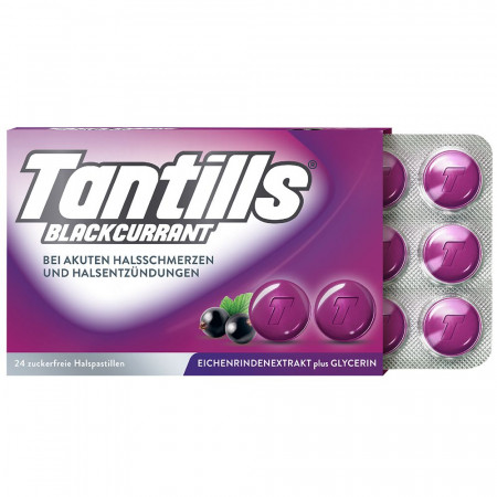 TANTILLS Halspastillen Blackcurrant [E13]